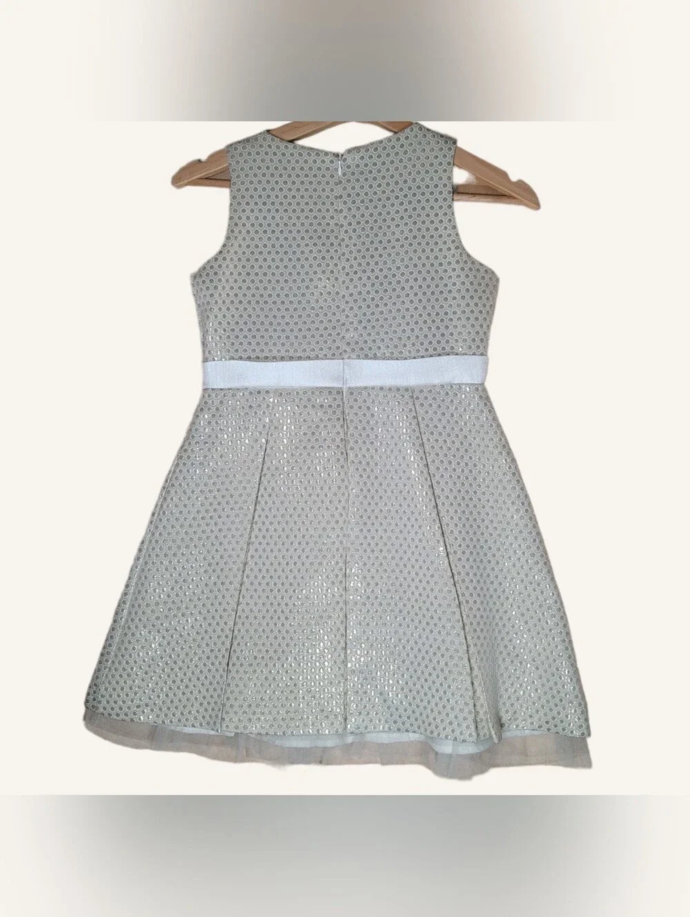 🆕Gymboree Metallic Gold Brocade A-line Formal Party Dress Girl's Sz 8 NWOT